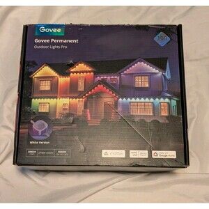 Govee Permanent Outdoor Lights Pro 100ft 60 RGBIC LED Lights Cuttable Waterproof